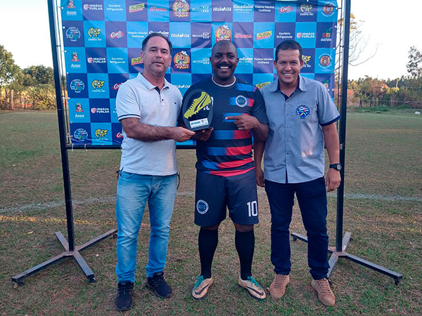Divulgação - Laércio Ramos, da equipe da Água da Figueira foi o artilheiro com 7 gols - Foto: Divulgação Divulgação - Laércio Ramos, da equipe da Água da Figueira foi o artilheiro com 7 gols - Foto: Divulgação