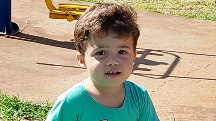 Divulgação - Gustavo Sanches Panizia, 2 anos Divulgação - Gustavo Sanches Panizia, 2 anos
