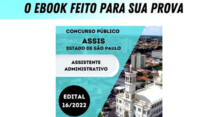 Divulgação - Site oferece diversos e-books com material para concurso público de Assis