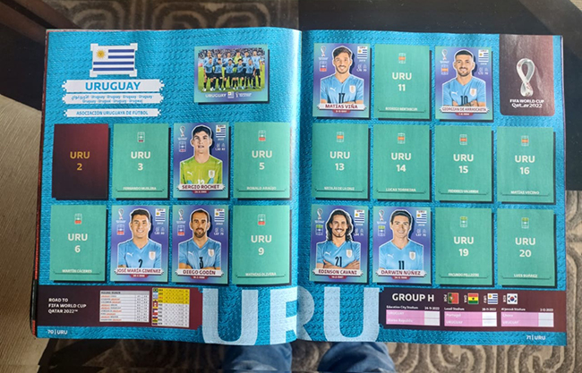 Divulgação - Álbum da Copa do Mundo 2022 com algumas figurinhas - Foto: Divulgação Divulgação - Álbum da Copa do Mundo 2022 com algumas figurinhas - Foto: Divulgação