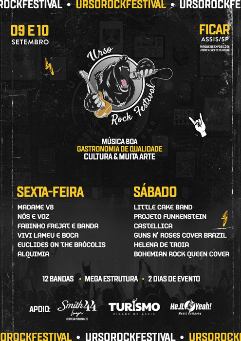 Confira o line up do Festival Confira o line up do Festival