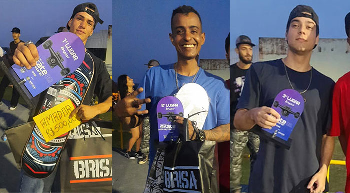 Divulgação - Alysson 1º lugar (Assis) Eduardo 2º lugar (Maracaí) e Gabriel 3º lugar (Assis) / Categoria Amador - Foto: Divulgação Divulgação - Alysson 1º lugar (Assis) Eduardo 2º lugar (Maracaí) e Gabriel 3º lugar (Assis) / Categoria Amador - Foto: Divulgação