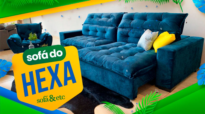 divulgação - Sofá novo é na Sofá&Etc - Foto: Divulgação divulgação - Sofá novo é na Sofá&Etc - Foto: Divulgação