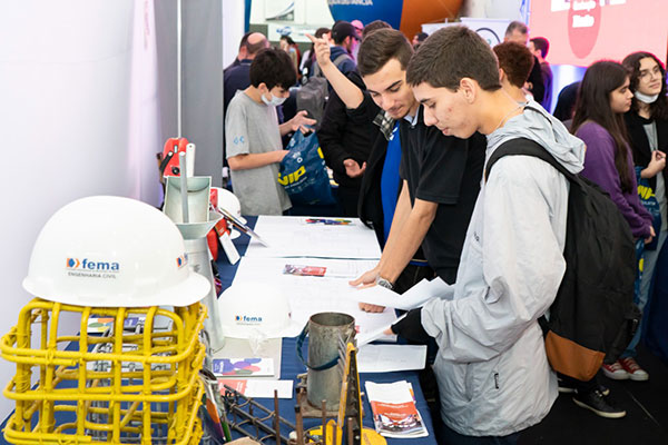 divulgação - Stand de Engenharia da FEMA - Foto: Divulgação/FEMA divulgação - Stand de Engenharia da FEMA - Foto: Divulgação/FEMA