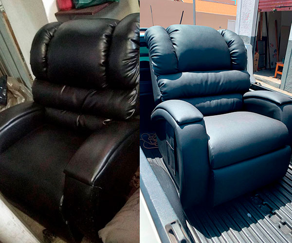 Divulgação - Antes e depois dos estofados reformados pela Odipa - Foto: Divulgação Divulgação - Antes e depois dos estofados reformados pela Odipa - Foto: Divulgação