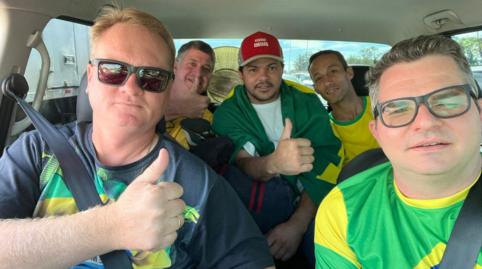Divulgação - Viagem durou cerca de 13 horas até a capital federal - Foto: Divulgação Divulgação - Viagem durou cerca de 13 horas até a capital federal - Foto: Divulgação