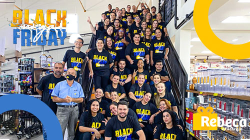 Divulgação - Equipe Rebeca Atacarejo está pronta para receber seus clientes na Black Friday - Foto: Divulgação Divulgação - Equipe Rebeca Atacarejo está pronta para receber seus clientes na Black Friday - Foto: Divulgação