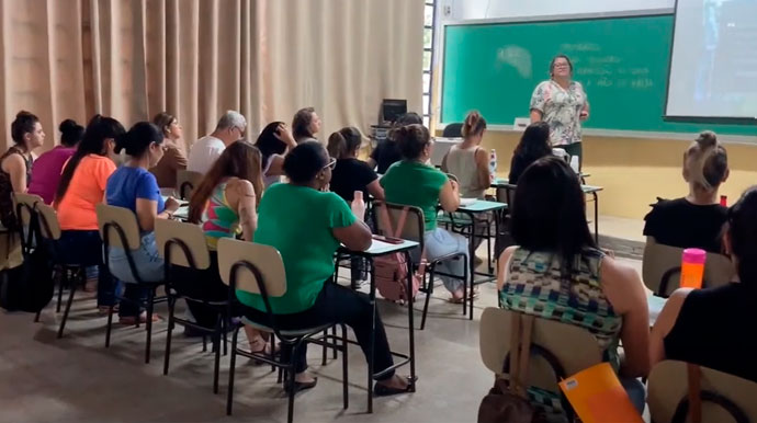 divulgação - Professores passaram pelo treinamento do programa 'Líder de Mim' no Xereta - Foto: Divulgação divulgação - Professores passaram pelo treinamento do programa 'Líder de Mim' no Xereta - Foto: Divulgação