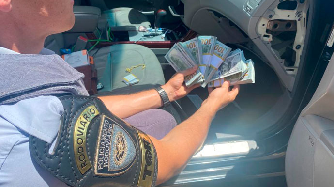 Polícia Rodoviária apreende cerca de $70mil em Ourinhos