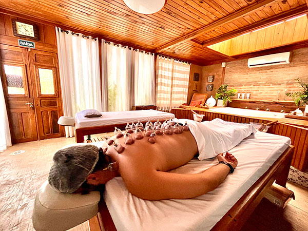 divulgação - Ventosaterapia no Spa do Terra Parque - Foto: Divulgação divulgação - Ventosaterapia no Spa do Terra Parque - Foto: Divulgação