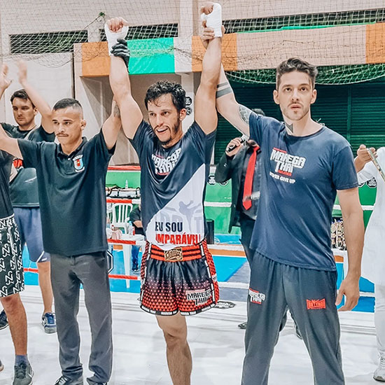 Divulgação - Willian participou da 1ª Copa Ipiranga Combat de Muay Thai e Kickboxing e venceu por nocaute - Foto: Divulgação Divulgação - Willian participou da 1ª Copa Ipiranga Combat de Muay Thai e Kickboxing e venceu por nocaute - Foto: Divulgação