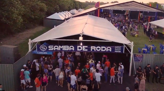 Divulgação - Estrutura do Samba de Roda 2022 - Foto: Divulgação
