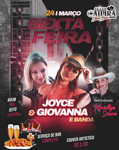 Divulgação - Programação de sexta - Foto: Divulgação Divulgação - Programação de sexta - Foto: Divulgação