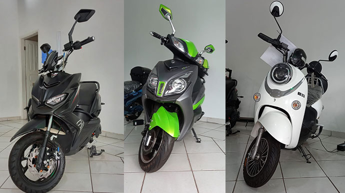 Divulgação - Modelos de motos elétricas Divulgação - Modelos de motos elétricas