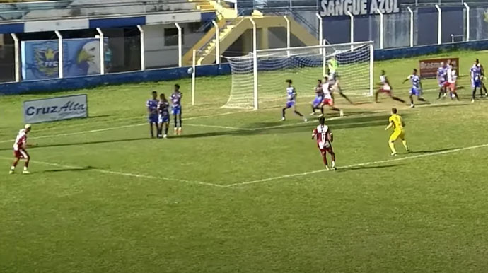 Divulgação - 1º Gol de Gutierrez na partida - Foto: Reprodução/Youtube