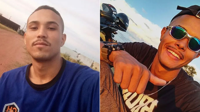 divulgação - Geovani (camiseta azul) e Wellington foram mortos a tiros enquanto pescavam em uma propriedade rural em Paraguaçu Paulista — Foto: Facebook/ Reprodução divulgação - Geovani (camiseta azul) e Wellington foram mortos a tiros enquanto pescavam em uma propriedade rural em Paraguaçu Paulista — Foto: Facebook/ Reprodução