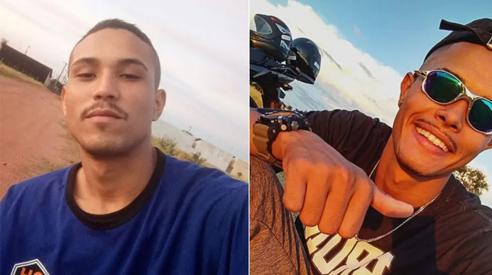 divulgação - Geovani (camiseta azul) e Wellington foram mortos a tiros enquanto pescavam em uma propriedade rural em Paraguaçu Paulista — Foto: Facebook/ Reprodução divulgação - Geovani (camiseta azul) e Wellington foram mortos a tiros enquanto pescavam em uma propriedade rural em Paraguaçu Paulista — Foto: Facebook/ Reprodução